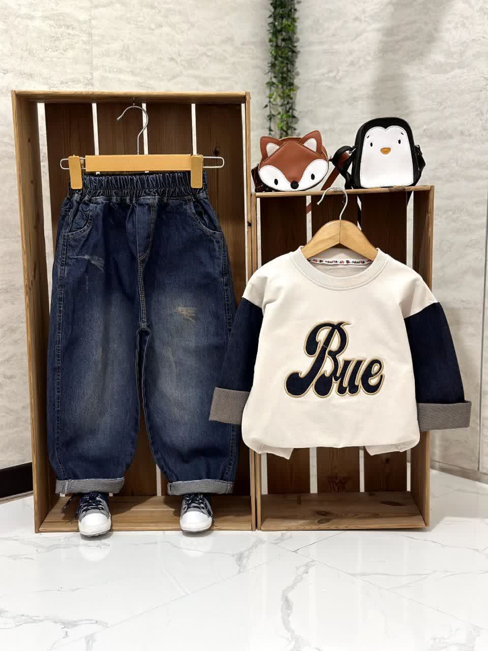 بلوز وشلوار جین پسرانه - تصویر 7